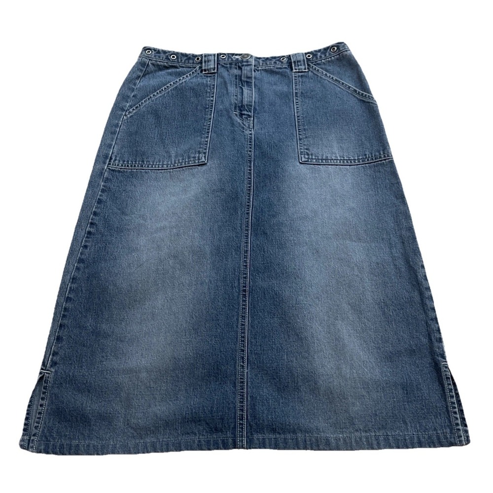Vintage Style & Co. Petite Denim Jean Skirt Women's Size 8P Blue